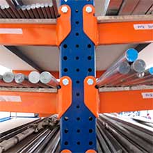 estantería metálica Cantilever para piezas largas